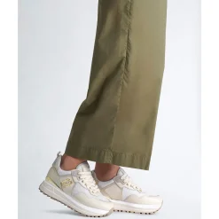 Sneakers Platform Donna LIU JO Maxi Wonder 01 in Pelle e Mesh Ivory