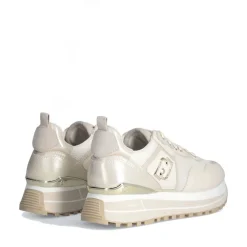 Sneakers Platform Donna LIU JO Maxi Wonder 01 in Pelle e Mesh Ivory