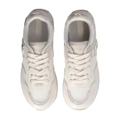 Sneakers Platform Donna LIU JO Maxi Wonder 01 in Pelle e Mesh Ivory