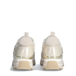 Sneakers Platform Donna LIU JO Maxi Wonder 01 in Pelle e Mesh Ivory