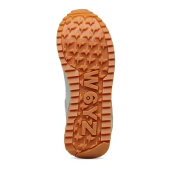 Sneakers Platform Donna W6YZ Deva-W. in Tessuto Tecnico e Suede White Beige e Platinum