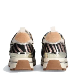 Sneakers Platform LIU JO Maxi Wonder 01 in Pelle Effetto Pony Animalier Multicolor