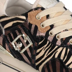 Sneakers Platform LIU JO Maxi Wonder 01 in Pelle Effetto Pony Animalier Multicolor