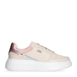 Sneakers Platform LIU JO Babol 03 in Shiny Mesh Beige