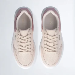 Sneakers Platform LIU JO Babol 03 in Shiny Mesh Beige