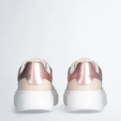 Sneakers Platform LIU JO Babol 03 in Shiny Mesh Beige