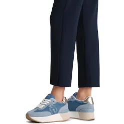 Sneakers Platform LIU JO Dreamy 02 in Denim e Suede color Denim