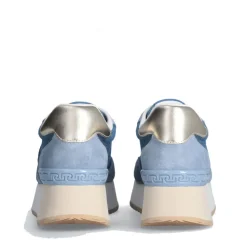 Sneakers Platform LIU JO Dreamy 02 in Denim e Suede color Denim