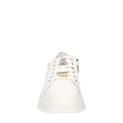 Sneakers Platform PATRIZIA PEPE Girl linea Flycharms in Pelle Bianca