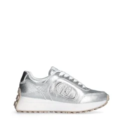 Sneakers Running Donna LIU JO Lolo 18 in Tessuto Metallizzato Silver