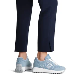 Sneakers Running Donna LIU JO Lolo 18 in Denim con Logo Glitter