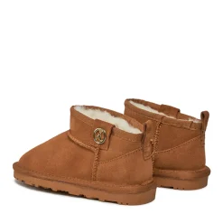 Stivaletti Imbottiti PATRIZIA PEPE Girl linea Flygg in Pelle Scamosciata color Cammello