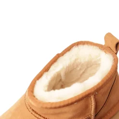 Stivaletti Imbottiti Platform S by MASSIMO SANTINI linea Pamila in Velour color Cammello