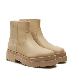 Stivaletti Platform Donna LIU JO Love 52 Beige con Logo