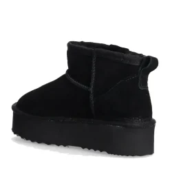 Stivaletti Platform Imbottiti PATRIZIA PEPE Girl linea Flygg in Pelle Scamosciata Nera