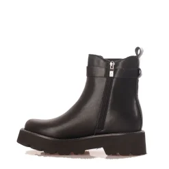 Stivaletto PATRIZIA PEPE linea Light Fly in Eco Vitello Nero con Logo Canna di Fucile