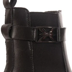 Stivaletto PATRIZIA PEPE linea Light Fly in Eco Vitello Nero con Logo Canna di Fucile