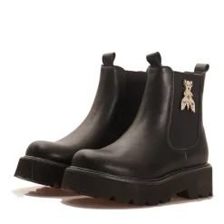 Stivaletto PATRIZIA PEPE Girl linea Light Fly in Eco Vitello Nero con Logo