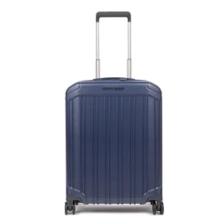 Trolley cabina PIQUADRO Rigido Ultra Slim con 4 Ruote Colore Blu Opaco Linea PQ-Light - BV4425PQL