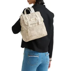 Zaino Donna 1A Classe Alviero Martini linea Social Fusion stampa Geo Safari LC03
