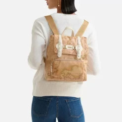 Zaino Donna 1A Classe Alviero Martini linea Social Fusion Geo Classic e Avorio LC03