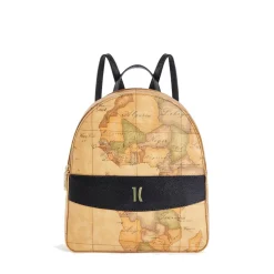 Zaino Donna 1A Classe Alviero Martini linea Heritage Geo colore Geo Classic e Nero LC18