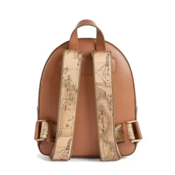 Zaino Donna 1A Classe Alviero Martini linea Geo Summer Feeling in Pelle Marrone LC93