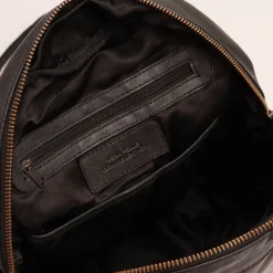 Zaino Donna GIANNI CONTI in Pelle Liscia Nera