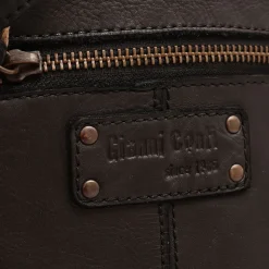 Zaino Donna GIANNI CONTI in Pelle Liscia Nera