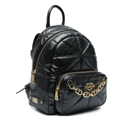 Zaino Donna LOVE MOSCHINO linea Geometric Quilted Trapuntato Nero