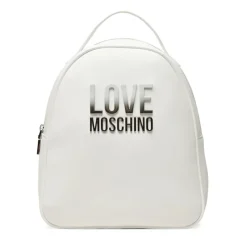 Zaino Donna LOVE MOSCHINO Bianco con Logo Lettering Sfumato