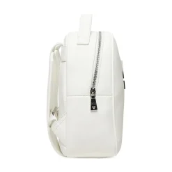 Zaino Donna LOVE MOSCHINO Bianco con Logo Lettering Sfumato