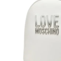 Zaino Donna LOVE MOSCHINO Bianco con Logo Lettering Sfumato