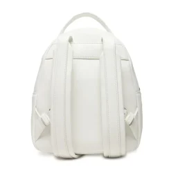 Zaino Donna LOVE MOSCHINO Bianco con Logo Lettering Sfumato