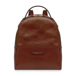 Zaino Donna Medio THE BRIDGE linea Elettra in Pelle Marrone