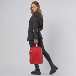 Zaino Donna PIQUADRO Porta Computer in Pelle Nera Linea Circle - CA4576W92