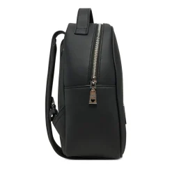 Zaino Donna Small LOVE MOSCHINO linea Maxi Lettering Nero e Nikel