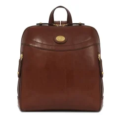 Zaino Donna THE BRIDGE in Pelle Marrone linea Story Made in Italy