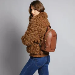 Zaino Donna THE BRIDGE linea Domitilla in Pelle Marrone