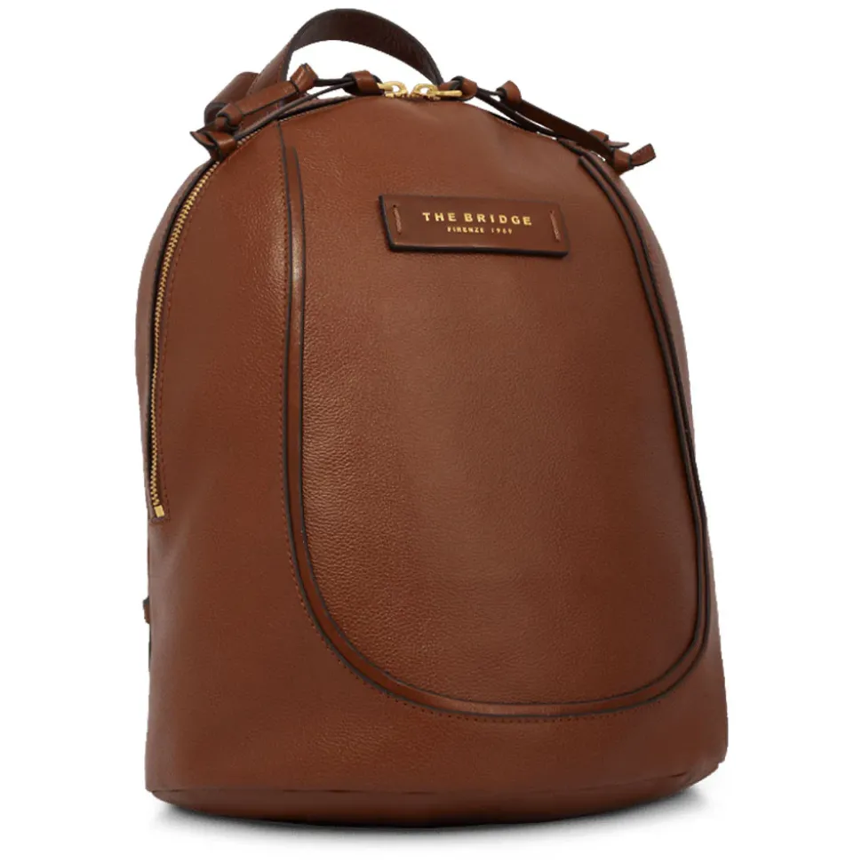Zaino Donna THE BRIDGE linea Domitilla in Pelle Marrone