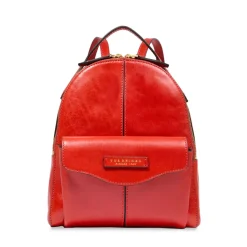 Zaino Donna THE BRIDGE linea Gloria in Pelle Arancio Bruciato