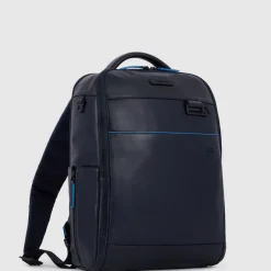 Zaino PIQUADRO porta Pc 14" in Pelle Blu - CA6289B2V
