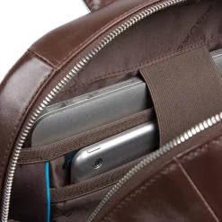 Zaino Porta Pc 15,6" - PIQUADRO linea Blue Square Pelle Mogano CA4762B2