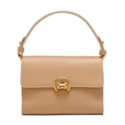 Borsa Donna a Mano con Tracolla COCCINELLE in Pelle linea Binxie Small colore Fresh Beige