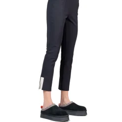 Sabot Imbottiti S by MASSIMO SANTINI linea Prisca in Velour Nero