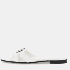 Scarpe Donna GUESS Ciabatte Linea Ciella in Pelle Colore Bianco