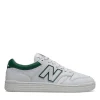 Scarpe Unisex NEW BALANCE Sneakers 480 in Pelle colore White e Timberwolf