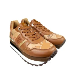 Sneakers Running 1A Classe Alviero Martini color Cuoio con Inserti Geo Beige 2012