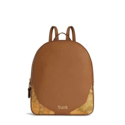 Zaino Donna Doppia Zip 1A Classe Alviero Martini linea Java City color Cuoio LB95